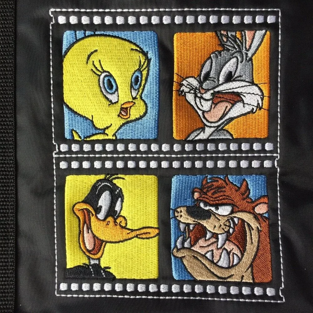 Hallmark Warner Bros Looney Tunes Duffel Tote Bag Taz Daffy Tweety Bird Bugs - Picture 3 of 12